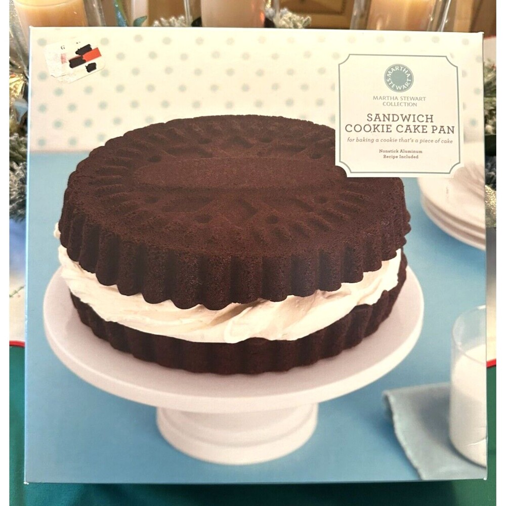 Vintage Martha Stewart Sandwich Cookie Cake Pan Made for Macy's New in box